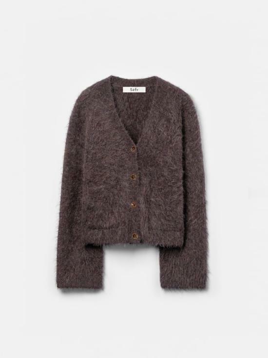세퍼 가디건 LEECARDIANLILACMELANEALPACA DOM - SEFR