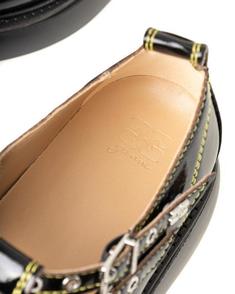 25FW 가니 로퍼 S2928864 BLACK YELLOW DOM 썸네일 6