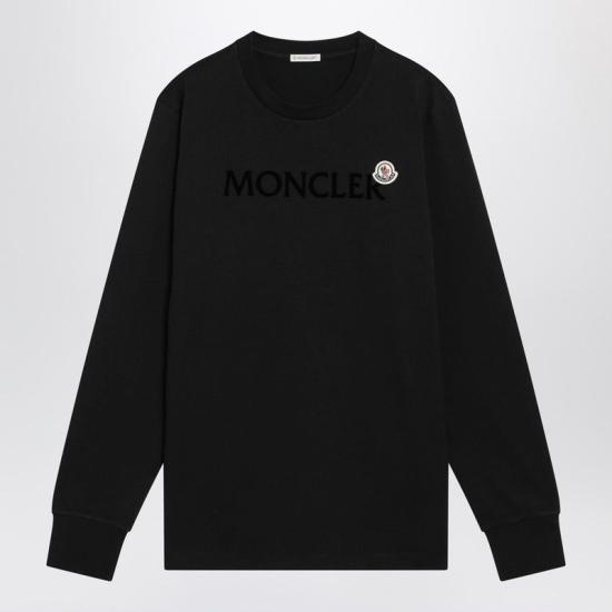 26SS 몽클레어 긴팔 티셔츠 8D0000989AYY999 BLACK DOM - Moncler