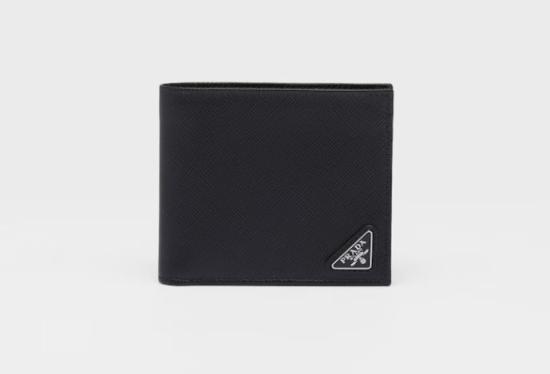 26SS 프라다 남성지갑 2MO738QHHF0002 BLACK DOM - Prada