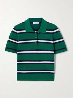 25SS 스포티앤리치 폴로 티셔츠 TO076621300GR503938 ALPINE WHITE NAVY DOM 썸네일 1