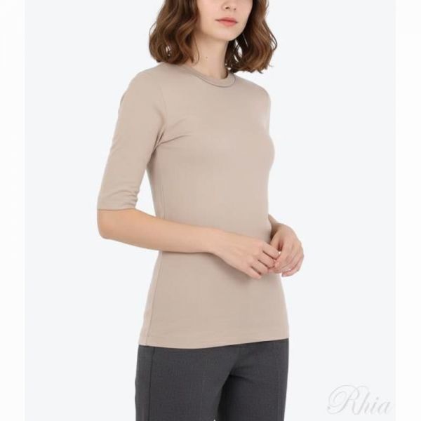 브루넬로 쿠치넬리 코튼 저지 크루넥 반팔 티셔츠 M0TC8BJ310 C8539 - Brunello Cucinelli