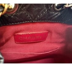 샤넬 빈티지 카프스킨 가브리엘 스몰 블랙 A94485 여성 백팩 썸네일 7