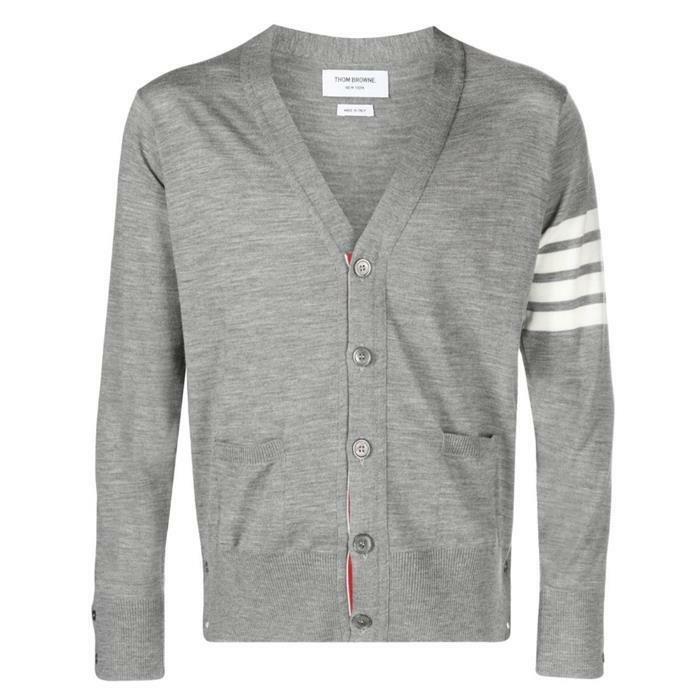 [국내배송]26S/S 톰브라운 4바 가디건 그레이 MKC002A Y1014 058 - Thom Browne