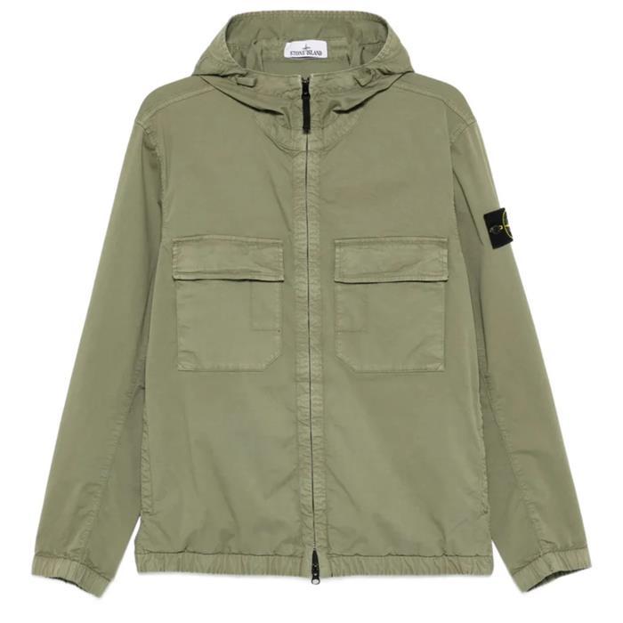 [국내배송]26S/S 스톤아일랜드 와펜 후드자켓 카키 L1S15 4100077 - Stone Island