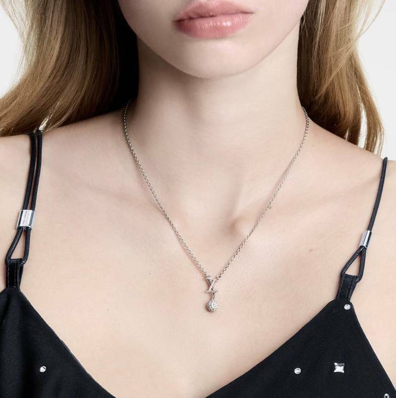 [백화점 풀셋] 내일도착 루이비통 여성 여자 LV 아이코닉 목걸이 LM03266 - Louis Vuitton