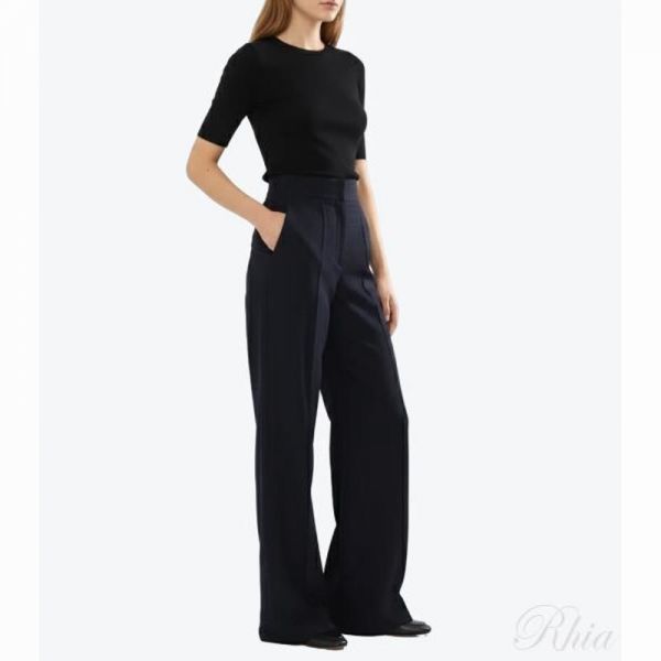 막스마라 CERVO 11131171 001 11131171600 세르보 울 팬츠 - Max Mara