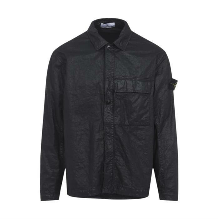 스톤아일랜드 포켓 디테일 컴포트픽 오버셔츠 블랙 1200003 S0069 V0029 - Stone Island