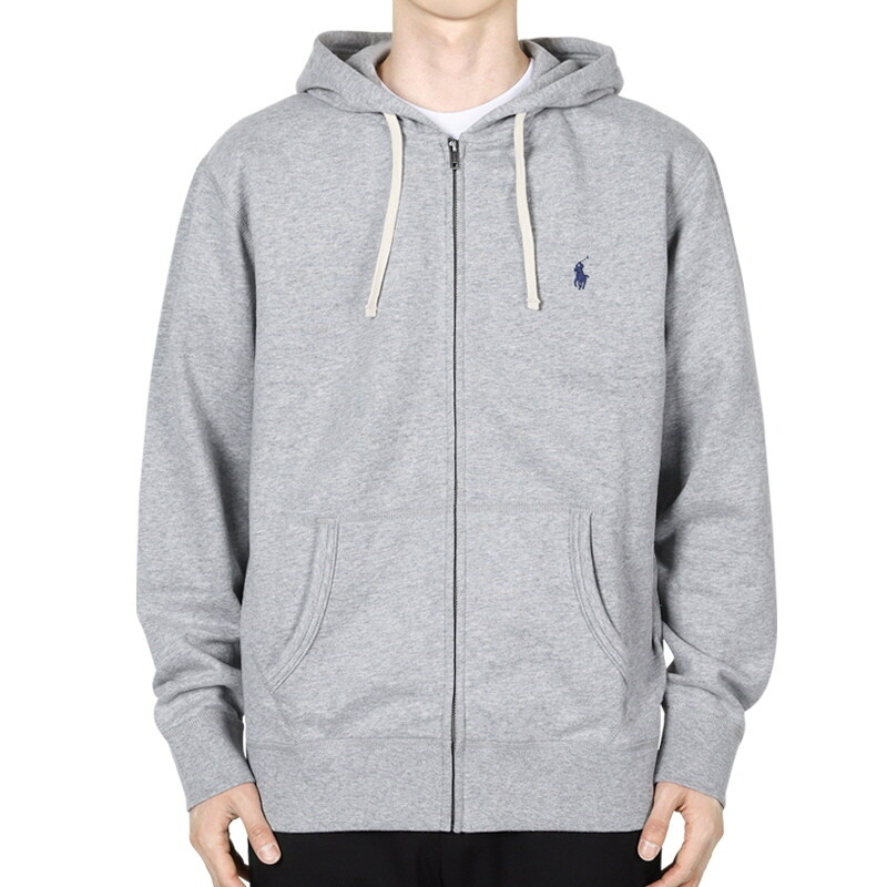 디몬트 폴로랄프로렌 남성 포니 자수 로고 후드 집업 자켓(그레이) 710813297 002 - Polo Ralph Lauren