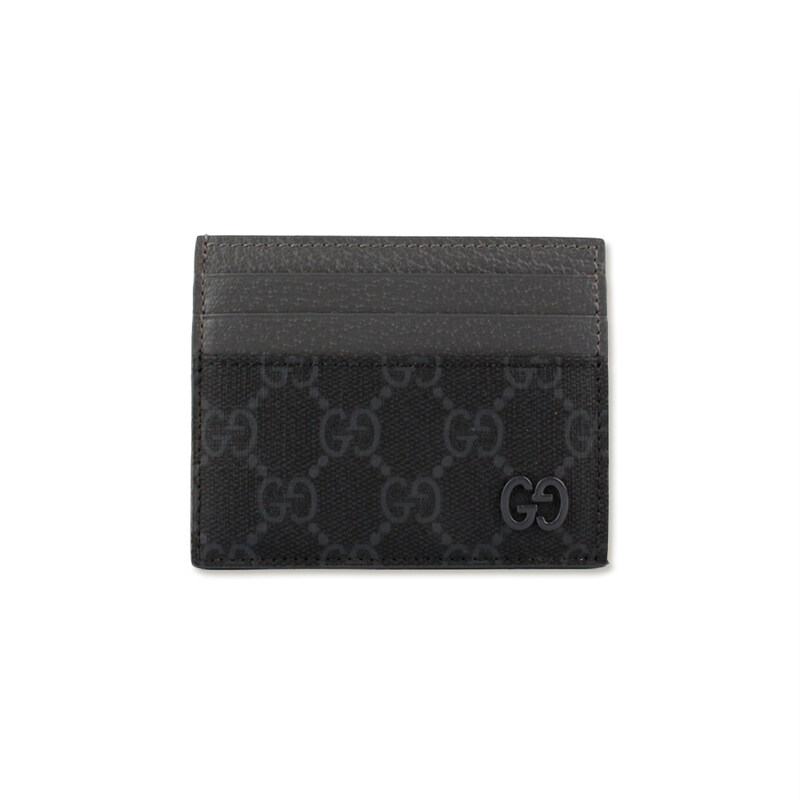 구찌 GG 포켓 카드홀더 블랙 그레이 795230 FACQC 1048 - Gucci