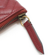 구찌 525541 레드 마틀라세 쉐브론 GG 마몽 마몬트 파우치 클러치 썸네일 6