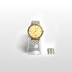 오메가 드빌 데이트 18K 콤비 쿼츠 시계 4230.13.00 썸네일 6