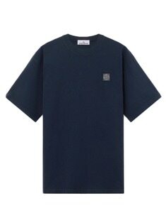 스톤 아일랜드 남성 티셔츠 26SS 스톤아일랜드 로고 패치 크루넥 반팔티 L1S152100030S0115 썸네일 1