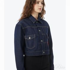 비비안웨스트우드 크롭 마를린 자켓 19010018 W00VF K401 썸네일 1