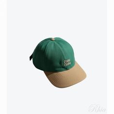 미우미우 26SS 코튼 베이스볼 캡 5HC369 2CWC F04Z5 썸네일 1