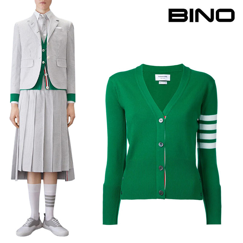 톰 브라운 여성 가디건 26SS 톰브라운 클래식 캐시미어 가디건 FKC001A - Thom Browne