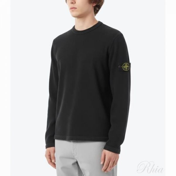 스톤아일랜드 26SS 6100011 메시 스티치 오가닉 코튼 플리스 L1S15 S0297 V0029 메쉬 - Stone Island
