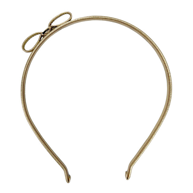 논현 더팩토리 26SS 페라가모 미니 보우 헤드밴드 / 골드 (340462 791485) - Salvatore Ferragamo