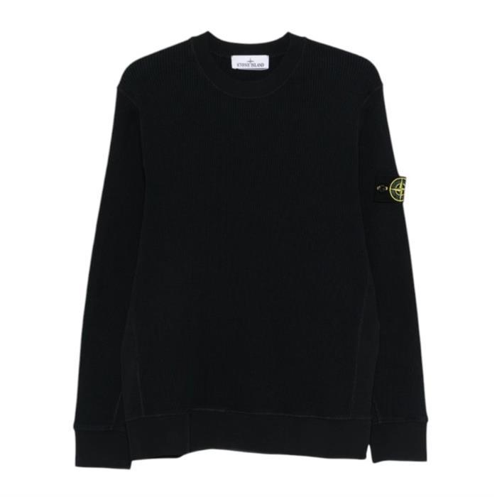 스톤아일랜드 오가닉 코튼 와플 레귤러핏 스웻셔츠 네이비 6100056 S0044 V0020 - Stone Island