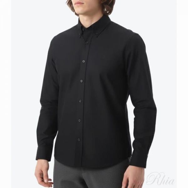 지방시 4G 자수 로고 버튼 셔츠 BM60Y11557 001 - Givenchy