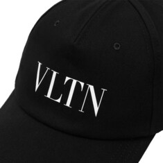 발렌티노 VLTN 로고 베이스 볼캡 모자 VY2HDA10TNQ 0NI 썸네일 2