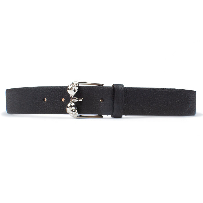 알렉산더맥퀸 스컬 레더 벨트 550876 0PY0N 1000 - Alexander McQueen