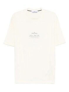 스톤 아일랜드 남성 티셔츠 26SS 스톤아일랜드 로고 코튼 반팔티 L1S152100001S0285 썸네일 1
