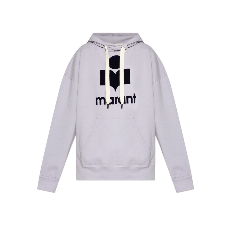 26SS 만셀 MANSEL 로고 후드티 라일락/다크네이비 SW0001FA A1M07E LCDN - Isabel Marant