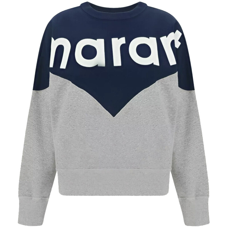 26SS 휴스턴 HOUSTON 기모 맨투맨 네이비/그레이 SW0006FA A1M08E NYGY - Isabel Marant