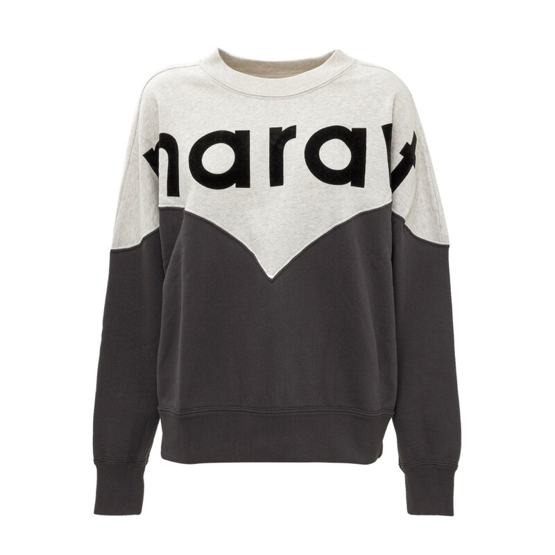 26SS 휴스턴 HOUSTON 기모 맨투맨 페이드블랙 SW0006FA A1M08E 02FK - Isabel Marant