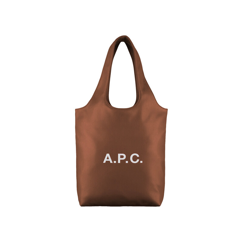 26SS 니논 NINON 로고 프린팅 스몰 토트백 누아제트 PUAAT M61861 CAD - A.P.C.