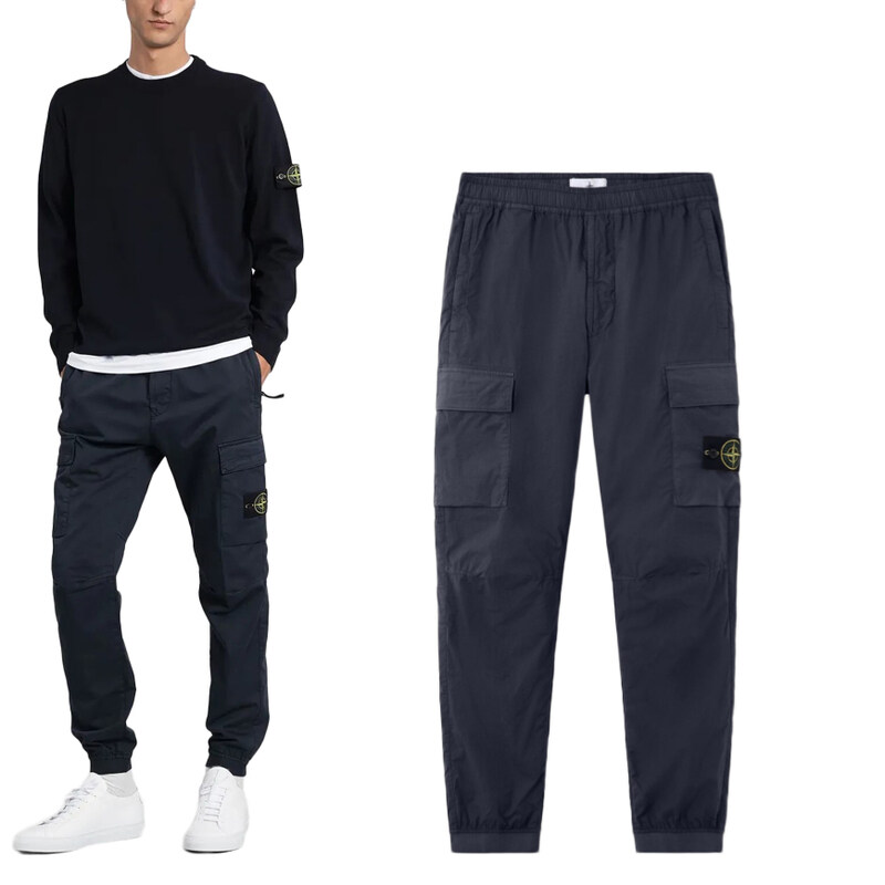 스톤 아일랜드 남성 면바지 26SS 스톤아일랜드 카고 조거 팬츠 L1S153100031S0003 - Stone Island