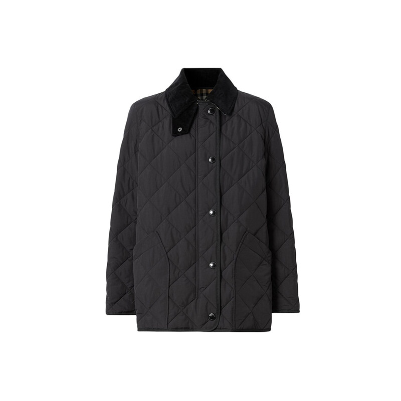 코츠월드 COTSWOLD 퀄팅 자켓 블랙 8021751 - Burberry