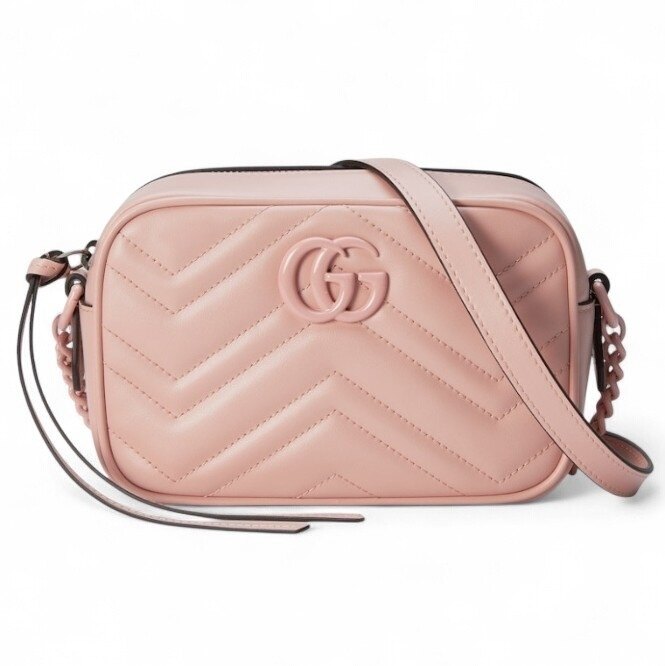 구찌 GG 마몽 미니숄더백 파스텔 핑크 634936 DAAAH 5909 - Gucci