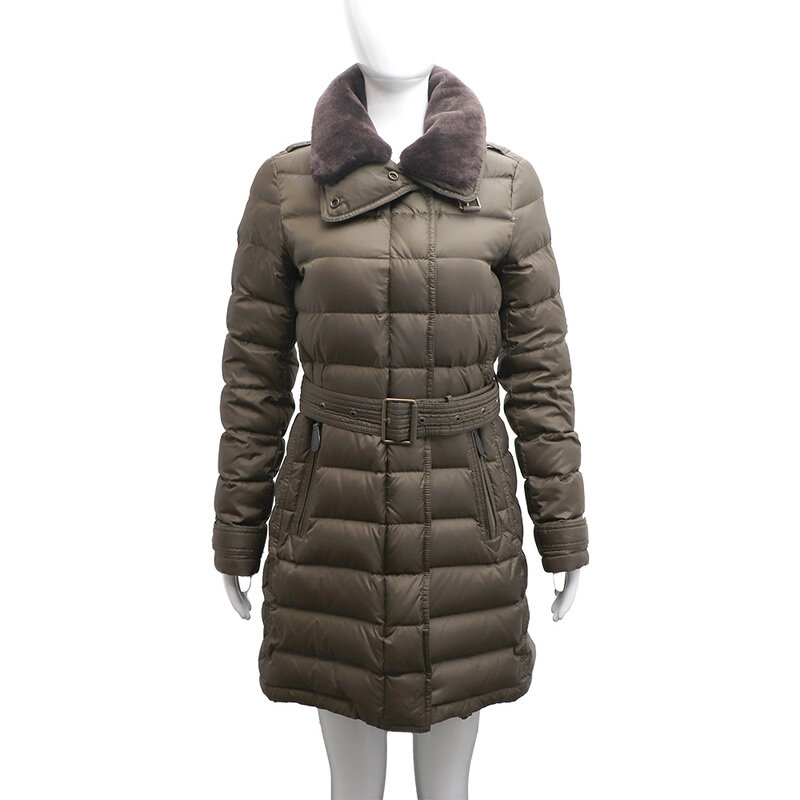 버버리 3971304 브릿라인 다운 모피 카라 패딩kk53788459 - Burberry