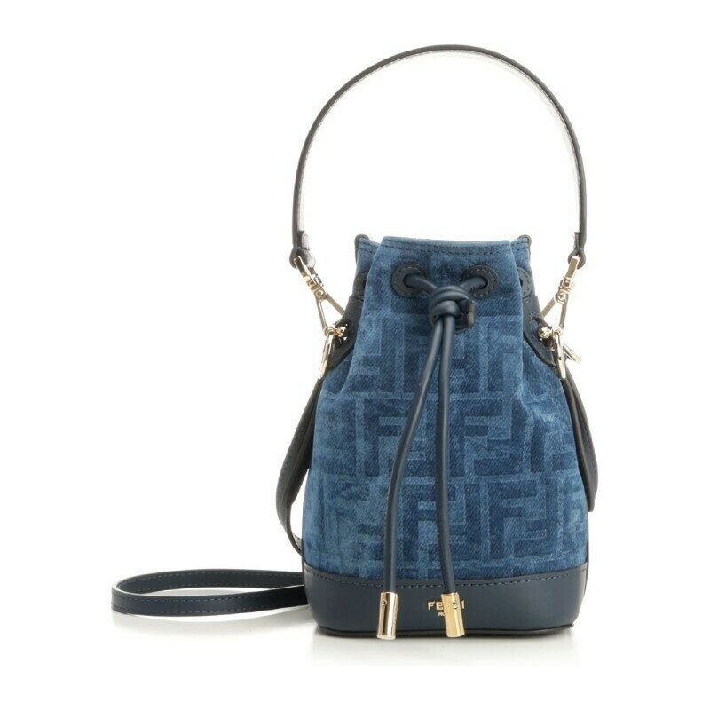 [비엔비명품관] FENDI 펜디 여성 몬트레조 데님 미니 크로스백 - Fendi