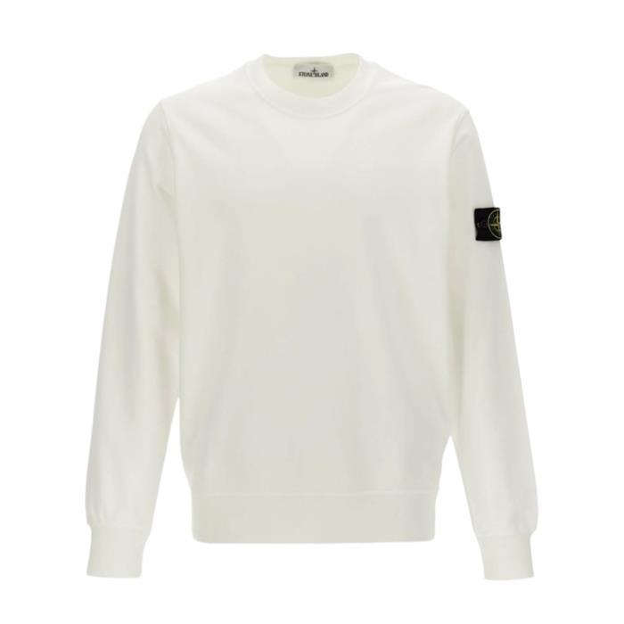 스톤아일랜드 오가닉 코튼 레귤러핏 맨투맨 아이보리 6100060 S0051 V0093 - Stone Island