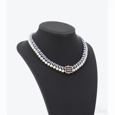 미우미우 메탈 인조 진주 초커 5IC102 2F79 F0008 썸네일 1