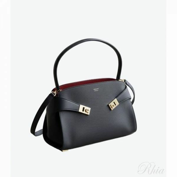 살바토레 페라가모 26SS 허그 소프트 바이컬러 숄더백 M 219816 781694 - Salvatore Ferragamo