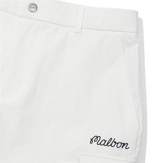 [국내발송] 말본골프 플래그 하프 팬츠 화이트 M6121PHP03WHT 썸네일 2