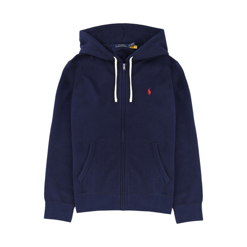 26SS 포니 자수 로고 기모 후드집업 네이비 710813297 004 - Polo Ralph Lauren