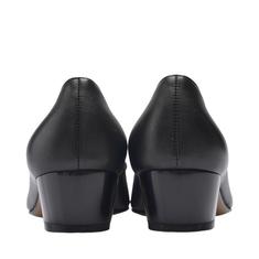 (230mm) 블랙 카프스킨 바라 보우 여성 펌프스 힐 574571 썸네일 2