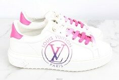 루이비통 LV 푸시아 타임아웃 스니커즈 핑크 36.5(235) 썸네일 5