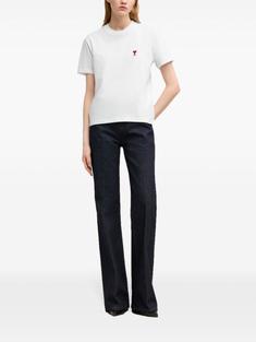 26SS 아미 스몰 하트 로고 티셔츠 BFUTS035 724 100 WHITE DOM 썸네일 3