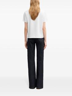 26SS 아미 스몰 하트 로고 티셔츠 BFUTS035 724 100 WHITE DOM 썸네일 4