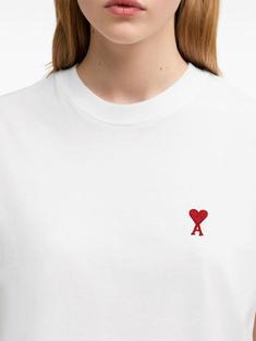26SS 아미 스몰 하트 로고 티셔츠 BFUTS035 724 100 WHITE DOM 썸네일 2