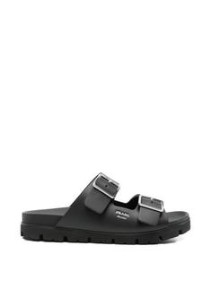 26SS 프라다 뮬 슬리퍼 2X3159 3LKK F0002 BLACK DOM 썸네일 1