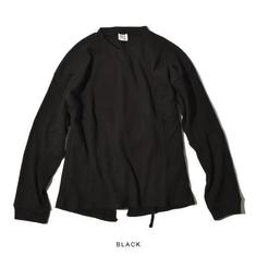 25FW 베이스레인지 긴팔 티셔츠 FSHLRIB000 BLACK DOM 썸네일 1