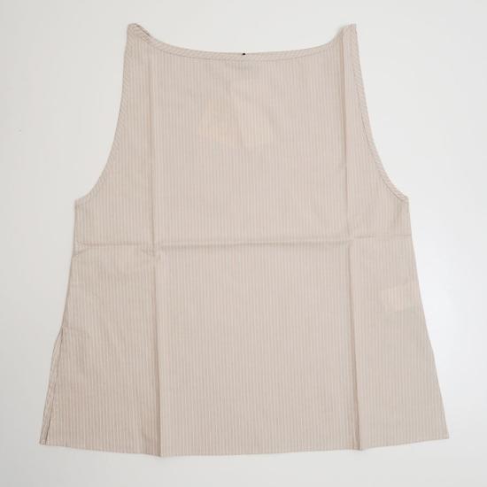 26SS 베이스레인지 민소매 티셔츠 TSDEPOSP26 BROWN STRIPE DOM - Baserange