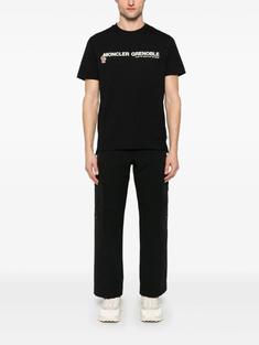 26SS 몽클레어 반팔 티셔츠 8C00017 89AW1 999 BLACK DOM 썸네일 2